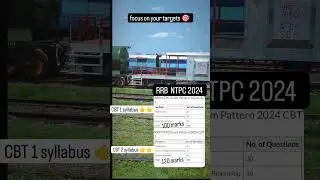 rrb ntpc CBT 1 and 2 syllabus