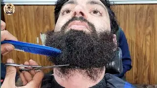 Beard Cutting & Styling 2026🌟Desi Barber Skills Most Satisfying Beard Trim Ever in @alihairdresser💈
