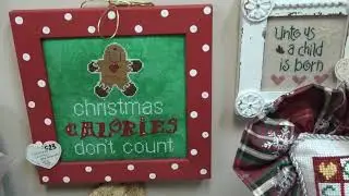 Flosstube Video # 52 Christmas in July at the Cross Stitch Cupboard