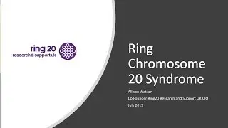 Allison Watson: What is Ring 20 and is there an opportunity for genetic research?