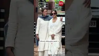 Neha Sharma and Aisha Sharma spotted in a traditional attire at Bandra 🤍😎#nehasharma #aishasharma