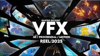 3D / PROCEDURAL / MOTION VFX Animation REEL 2025 | DANIYAR BALTABAY | DONYMATION