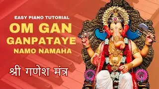 Ganeshchaturthi song | Easy piano tutorial #lalbaughcharaja #piano #pianolessons #ntune
