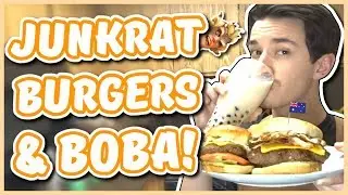 Overwatch - JUNKRAT'S BURGER AND BOBA TEA RECIPE (Chef You Wack)