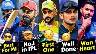 Virat Kohli Created History in IPL | Rohit Sharma & Ms Dhoni New Rcord | Well done Gill & Rishabh