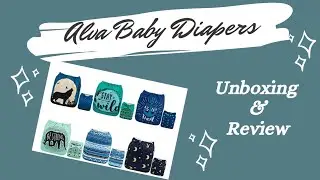 Alva Baby Diapers | Review | Unboxing | Overnight in Cloth