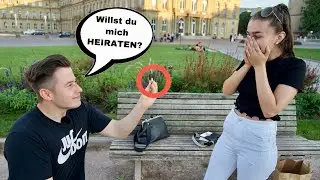 Ich mache FREMDEN Frauen einen Heiratsantrag 💍 (Sie hat JA gesagt 😍)