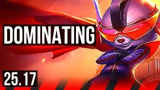 RUMBLE vs AATROX (TOP) | 9/1/8, Dominating | KR Master | 25.17