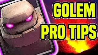 Clash Royale | How To Win Using A Golem Deck | Pro Tips Strategy