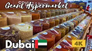 DUBAI HILLS MALL 🇦🇪 | GEANT HYPERMARKET [4K] | GROCERY PRICES IN DUBAI