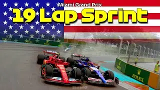 F1 24 - Miami Sprint Race w/ Hadjar | #MiamiGP 🇺🇸