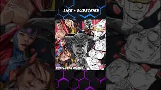 X-MEN - Coloring Pages - Speed Up Colored Comic #shorts #videoshorts