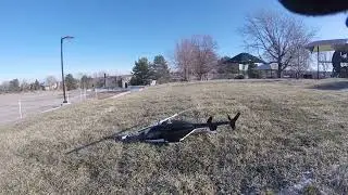 Flywing Airwolf 450L New Fuselage after CRASH!