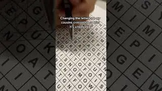 She was not happy #crossword #prank
