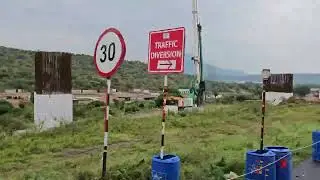 Thoppur Road construction progress