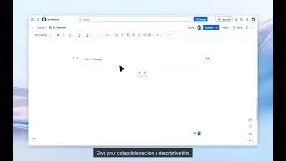 How to Collapse Sections in Confluence - Create Expandable Content