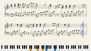 Full Metal Alchemist : Bratja Piano Sheet