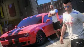 GTA V - VIDA REAL | TROLLEI O NOVO DODGE DO CH4P4X COLOCANDO RODDAS GIGANTES | #415