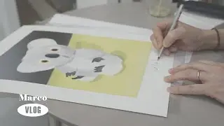 【東京Vlog】今井麗さんの個展/ベーグルで朝ごはん/タルゴナコーヒー