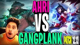 SOLARBACCA Gangplank VS Ahri Masters| Patch 12.12