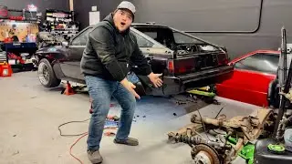 Starion 2jz build (part 2) removing the rear subframe and more