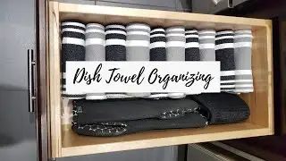 How I Organized My Kitchen to Last Years - Dish Towel Organizing