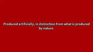 Factitious Meaning