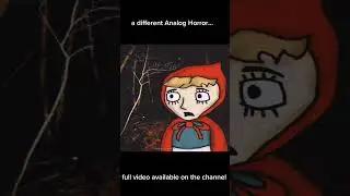 Little Red Riding Hood but it's an Analog Horror #animation #vhs #analoghorror