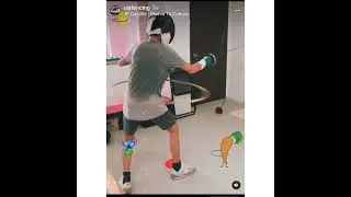Hula Hoop Fencer got moves - Fencing got talent!!