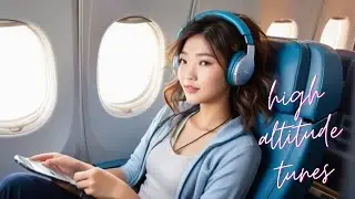 ✈️ Airplane 3HRS Musical Odyssey Journey :  High Altitude Vibes Relaxing Beats ✈️