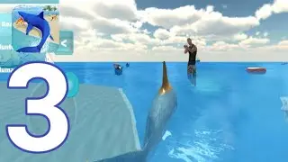 Shark Attack Simulator: New Hunting Game - Gameplay Walkthrough Part 3