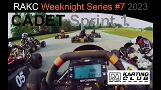 Road America Karting Club Weeknight Series #7 - CADET 206 Sprint 1 | Briggs & Stratton Motorplex
