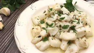 Sepia a la plancha con ajo y perejil