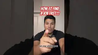 How to find a JOB FAST 📈 #shorts #tutorials #jobseekers #fyp #jobs #fyp #viral