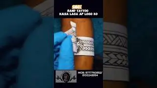 Small Wrist Banded Tattoo kaisa Laga Guys 🥰✌️#shorts #tattoo#poulavsuttavlog