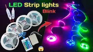 How to make LED Strip lights Blink testing || unboxing & review || LED strip lights Blink ❗