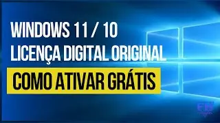 Como Ativar Gr&aacute;tis Windows 11 Ou 10 F&aacute;cil Com Licen&ccedil;a Digital Original Passo A Passo. Salve Dinheiro