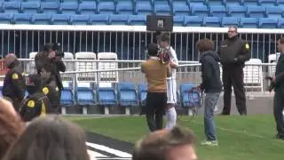 Lucas Silva takes the field as a new Real Madrid Player