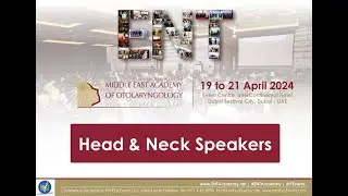 We are honored to introduced the Head & Neck Speakers for #MEOTOAcademy 2024!