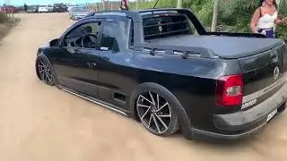 SAVEIRO CROSS G6 BAIXA BATENDO FORTE NA LATA 🔊🤤👌