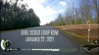 Strava KOM attempt: Girl Scout Loop