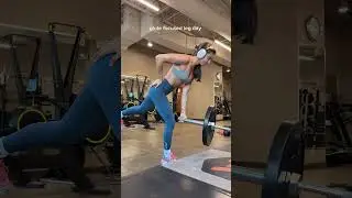 Glute focused #legworkout! Such a good one
