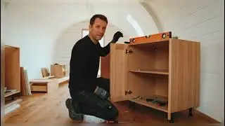 He Built a Secret Mini House Inside a Tree Trunk | Forest ASMR Cabin Build