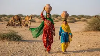 Rohi Cholistan Village Life | Beautiful Cholistan Girls Daily Life | Desert Culture of Pakistan | HD