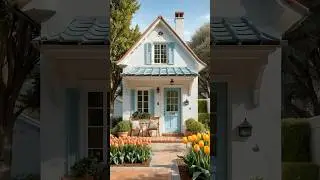 Peaceful Spring Cottage, Cozy Porch Vibes, Blooming Tulip Garden & Charming Entrance
