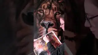 This is how the lion evolved #art #painting #lionpainting