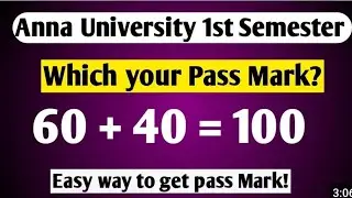 Anna University|Engineering pass mark|Details|What is the pass mark of engineering?|Engineering king