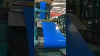 China color coated steel coil factory PPGI  # metal manufacturing # factory# construction materials