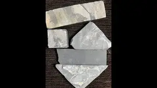 Black slate items scraping video, very satisfying and relaxing