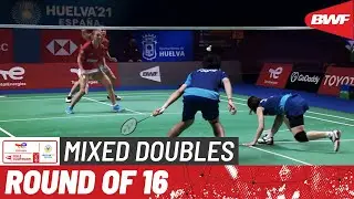 TotalEnergies BWF World Championships 2021 | Gicquel/Delrue [8] vs Kaneko/Matsutomo [13] | R16